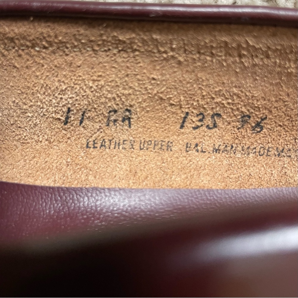 PREPPY Women's GH BASS Weejuns CORDOVAN Leather CLASSIC Penny LOAFERS Shoes 11AA - Picture 7 of 7